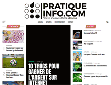 Tablet Screenshot of pratique-info.com